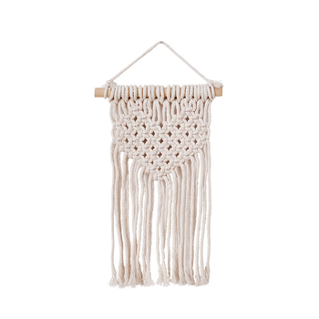 Гоблен за стена, памук, пасторален стил, ръчно тъкане, форма на сърце