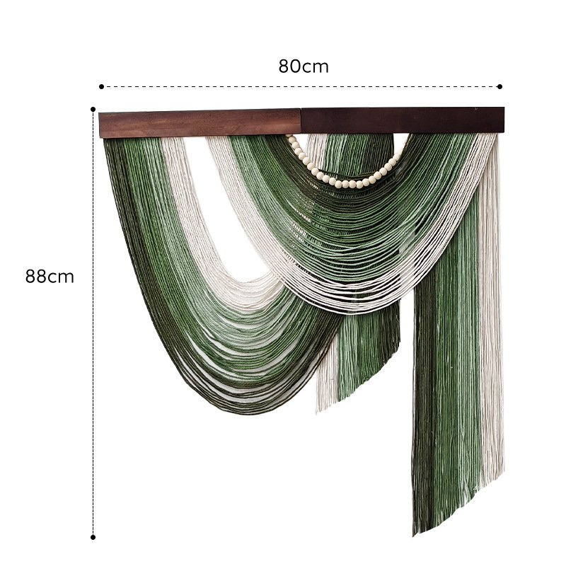Гоблен от памук, ръчно изработен, скандинавски стил, райета, правоъгълна форма