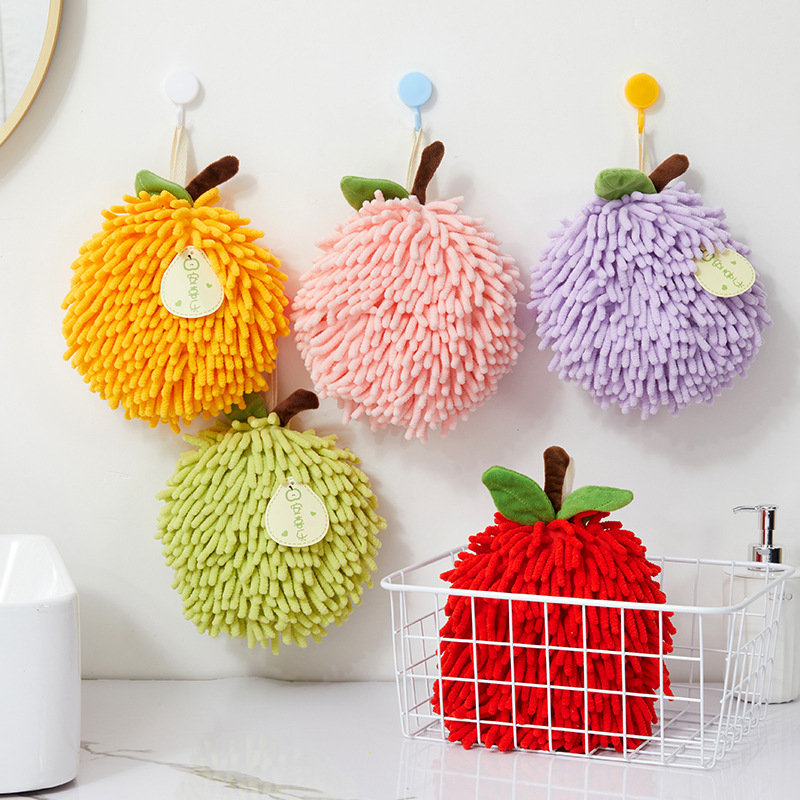 Chenille ručnik za ruke, kuhinjski, za vješanje, upijajući i brzo suši, 50–80 g