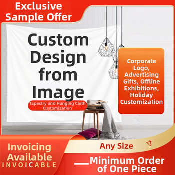 Стенно гоблен в скандинавски стил за спалня, полиестер, машинно тъкане, правоъгълна форма, ръчно пране, персонализиране по заявка