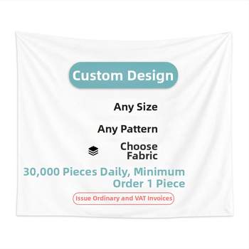 Стенно гоблен в скандинавски стил за спалня, полиестер, машинно тъкане, правоъгълна форма, ръчно пране, персонализиране по заявка