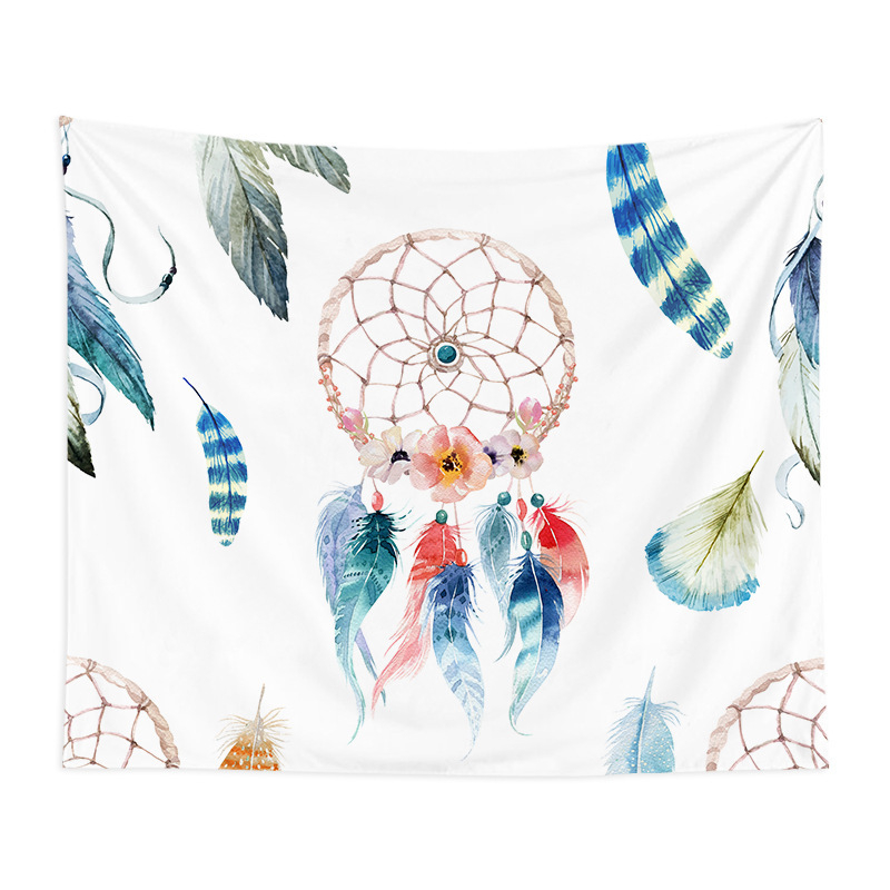 Стенно гоблен в скандинавски стил за спалня, полиестер, машинно тъкане, правоъгълна форма, ръчно пране, персонализиране по заявка