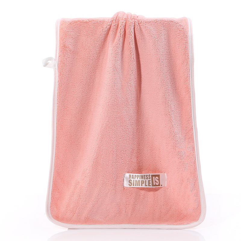 Arc törölköző korall fleece anyagból, élénk varrás és kivágott velúr keretszéllel, 400D, 100–120 g, East Morning