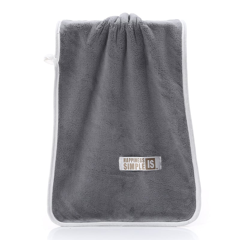 Arc törölköző korall fleece anyagból, élénk varrás és kivágott velúr keretszéllel, 400D, 100–120 g, East Morning