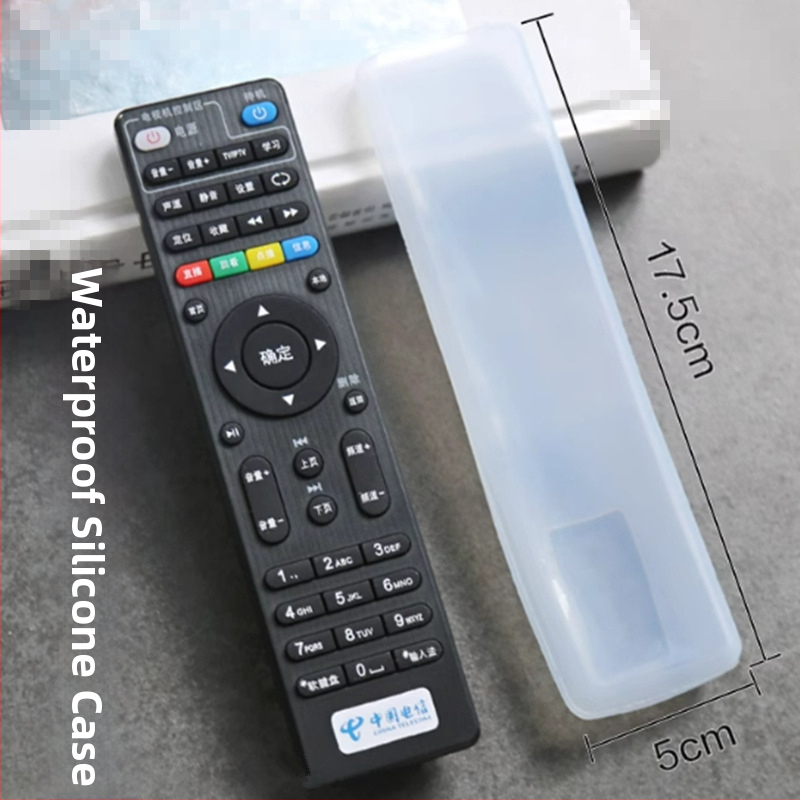Silikoninis nuotolinio valdiklio dėklas, paprastas ir šiuolaikinis dizainas; suderinamas su China Telecom IPTV set-top box nuotolinio pulteliu
