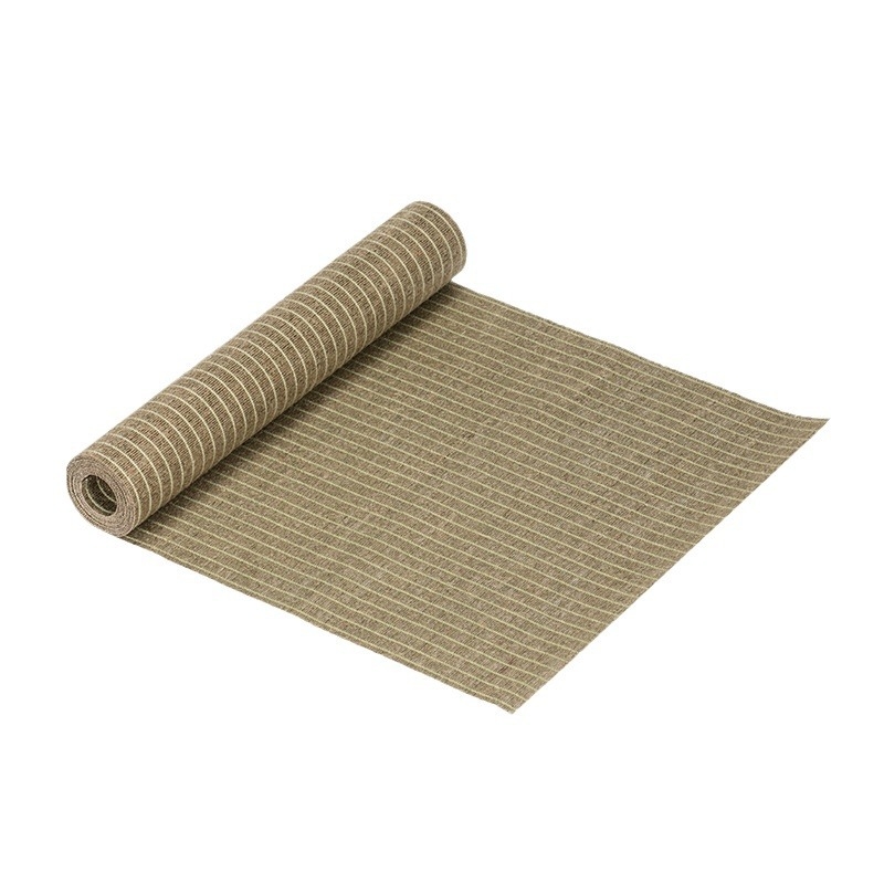 Пътека за маса — лен (65%), ацетатно влакно (35%), зен вдъхновен японски стил, едноцветен модел