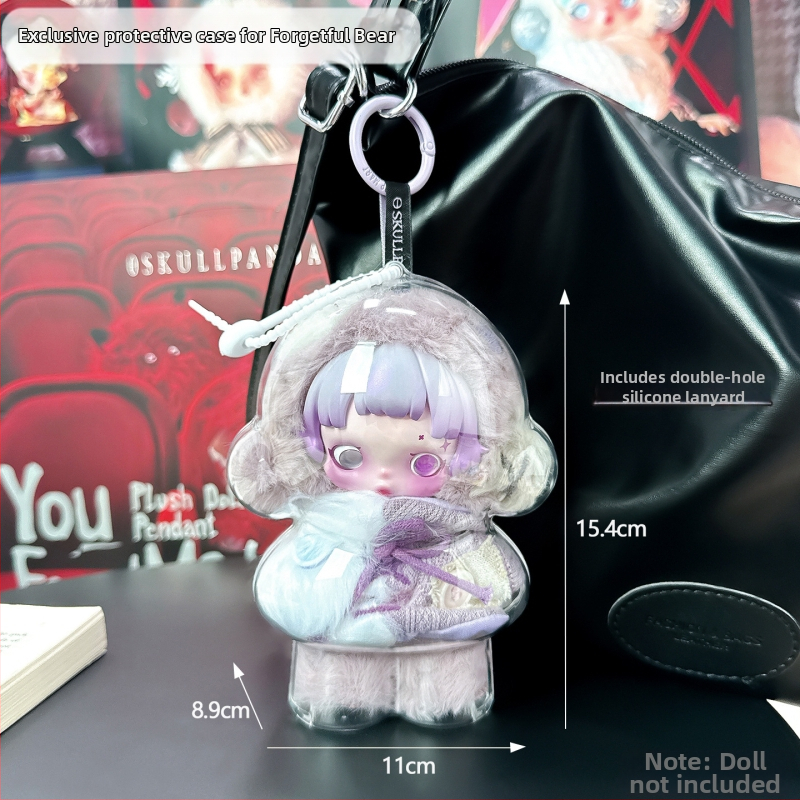 Skullpanda trešās paaudzes aizsargkaste priekš Bubble Mart, akrils, japāņu stils, Jimujia