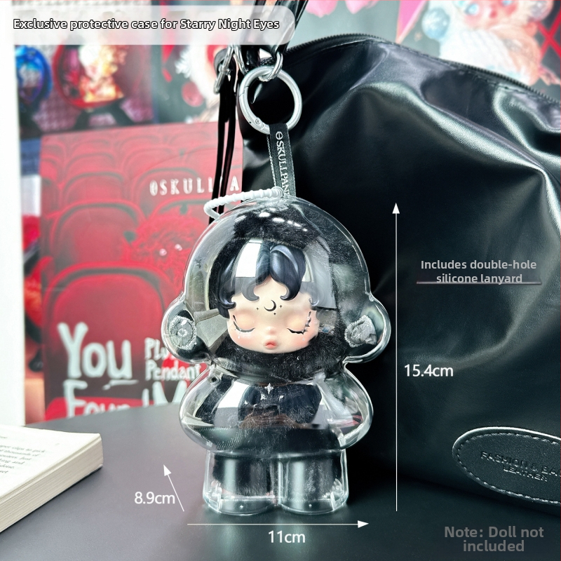 Skullpanda trešās paaudzes aizsargkaste priekš Bubble Mart, akrils, japāņu stils, Jimujia