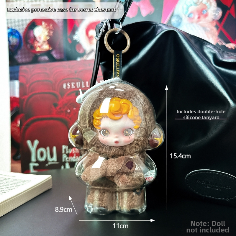 Skullpanda trešās paaudzes aizsargkaste priekš Bubble Mart, akrils, japāņu stils, Jimujia