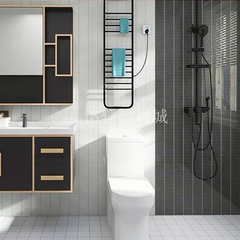 Iekštelpu sienas flīze – mazs joslas mozaīka, vienkāršs moderns stils, materiāls: polikrystaliska mikrodalīte, ūdens uzsūkšanās ≤0,5%, uzstādīšana pieejama