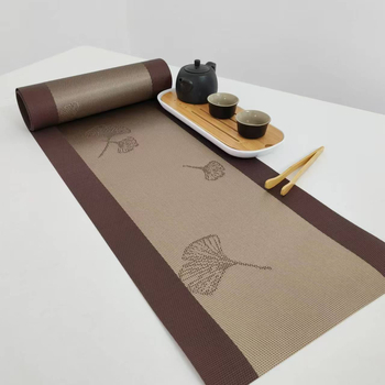Stolni runner u novom kineskom stilu – PVC materijal, vodootporan, uzorak kineskog stila, prilagodljiv