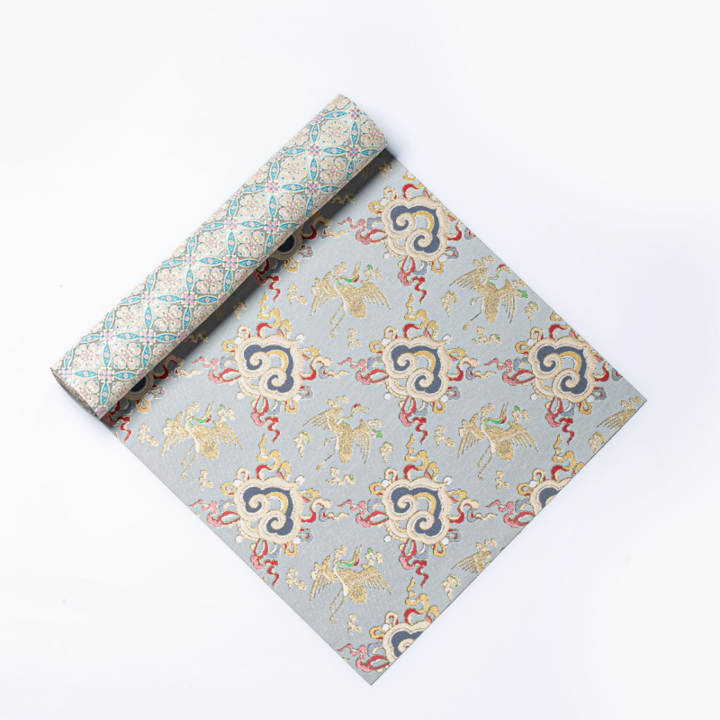 Комплект за чайна маса с модел Рюйи облачен щъркел, брокатен плат, нов китайски стил