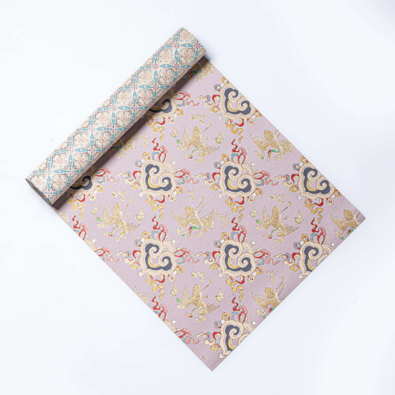 Комплект за чайна маса с модел Рюйи облачен щъркел, брокатен плат, нов китайски стил