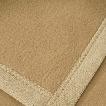 Προσαρμοζόμενη διπλής όψεως φλίς κουβέρτα για ξενοδοχεία και πλοία, μονόχρωμο σχέδιο, 520 g, 100% πολυεστέρας, άνοιξη–φθινόπωρο, δυνατότητα λογότυπου