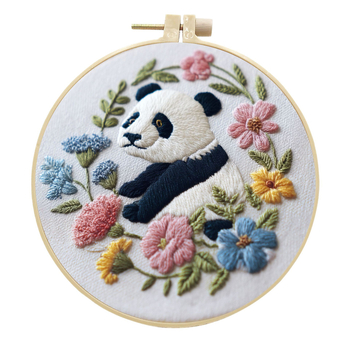 Panda DIY komplet s tkivima za ručno šivanje