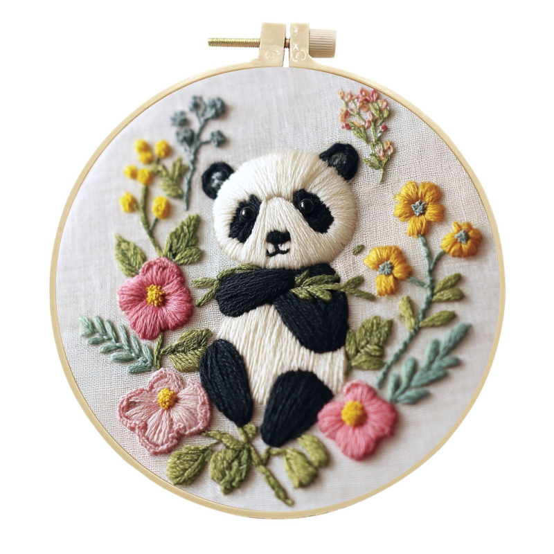 Panda DIY komplet s tkivima za ručno šivanje