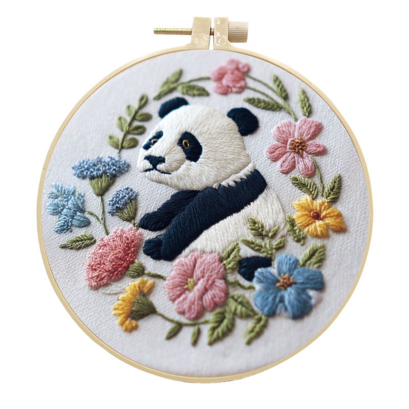 Panda DIY komplet s tkivima za ručno šivanje