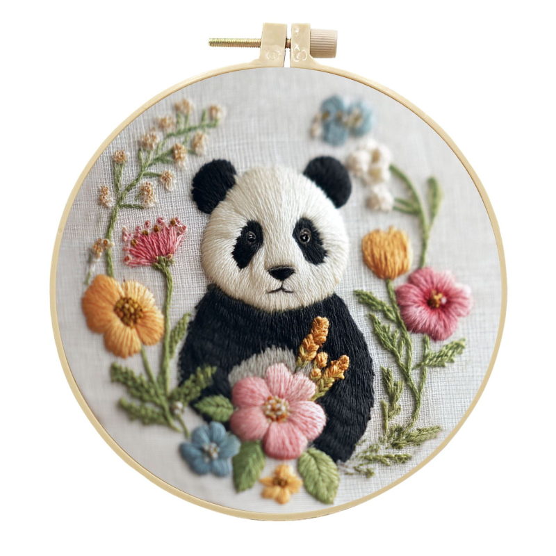 Panda DIY komplet s tkivima za ručno šivanje