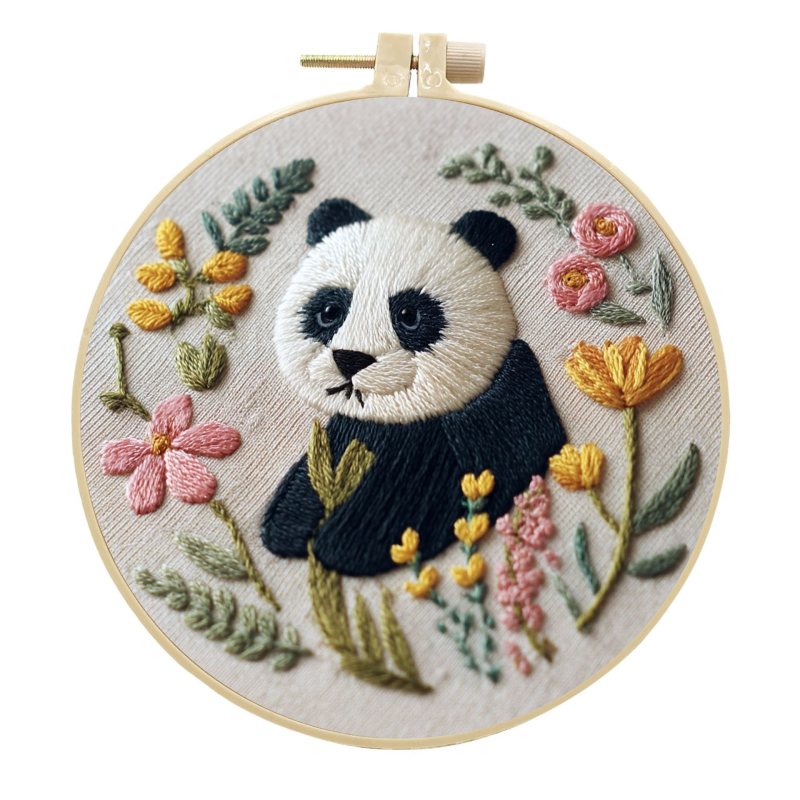 Panda DIY komplet s tkivima za ručno šivanje