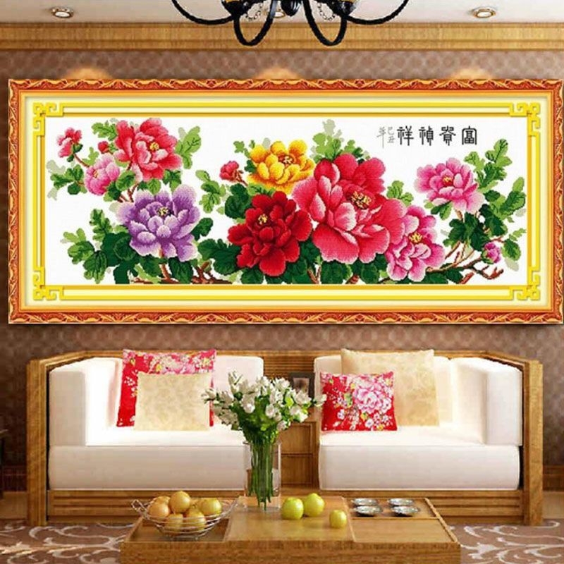 Kryžminio siuvimo peizažas — 9ct audinys, plastikinė plokštelė, paprastas ir modernus stilius, prekė Unique