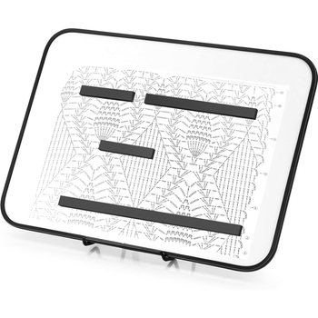 Магнитен държач за схеми за кръстосано бродиране с заменяеми магнити за модели на тъкане