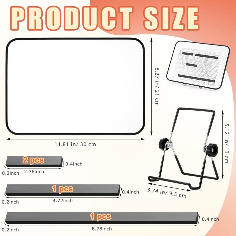 Магнитен държач за схеми за кръстосано бродиране с заменяеми магнити за модели на тъкане