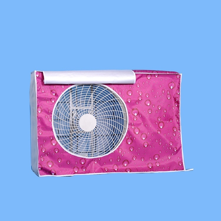 Orinės kondicionieriaus išorinės vieneto gaubtas, poliesterio audinys, 50% sudėtis, modernus minimalistinis stilius, dulkių apsauga, atsparus vandeniui ir saulės spindulių apsauga