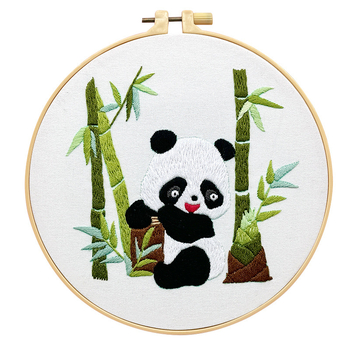 Нордичен набор за кръстат бод, памучно-ленен материал, мотиви анимационни и карикатури, триизмерна бродерия