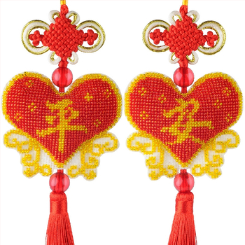 Dviviečiai kryžiaus siuvinėjimo rinkinys ant plastikinės drobės 14CT, gėlių/žolių/lapų motyvas, kinietiško klasikinio stiliaus, prekės ženklas Green phoenix