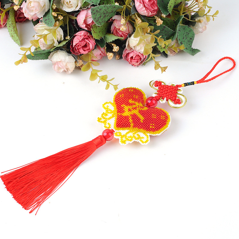 Dviviečiai kryžiaus siuvinėjimo rinkinys ant plastikinės drobės 14CT, gėlių/žolių/lapų motyvas, kinietiško klasikinio stiliaus, prekės ženklas Green phoenix