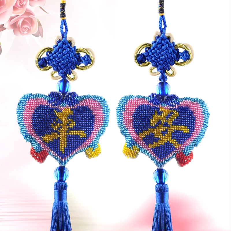 Dviviečiai kryžiaus siuvinėjimo rinkinys ant plastikinės drobės 14CT, gėlių/žolių/lapų motyvas, kinietiško klasikinio stiliaus, prekės ženklas Green phoenix