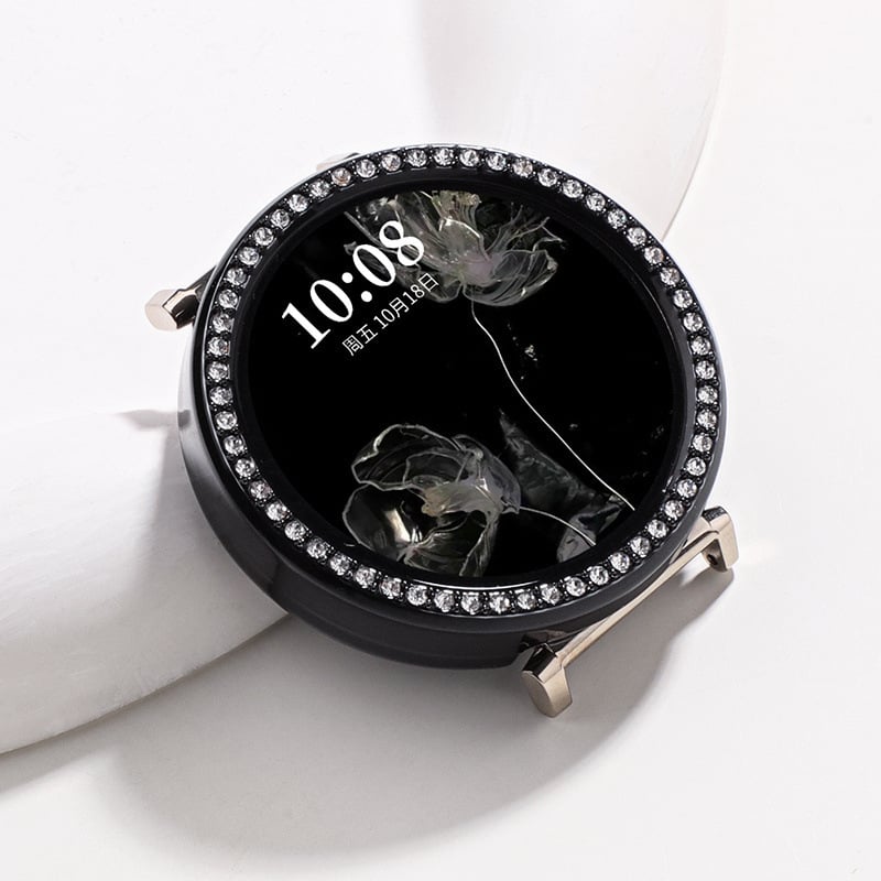 Защитен калъф за Huawei GT4/GT5 часовник, Диамантено кухо оформление, PC, 12g, съвместим с Huawei GT4/GT5