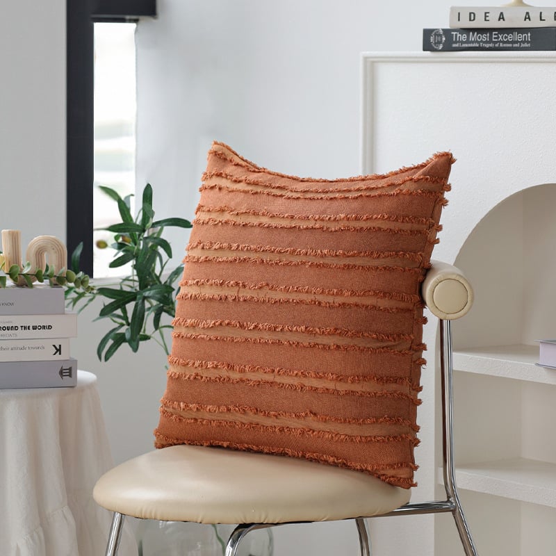 Διακοσμητικό μαξιλάρι, μονόχρωμο μοτίβο, εκτύπωση λογότυπου, σύγχρονο μινιμαλιστικό στυλ, για σαλόνι