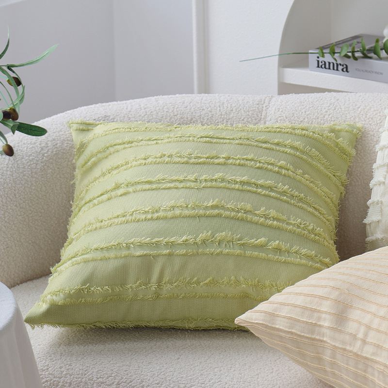 Διακοσμητικό μαξιλάρι, μονόχρωμο μοτίβο, εκτύπωση λογότυπου, σύγχρονο μινιμαλιστικό στυλ, για σαλόνι