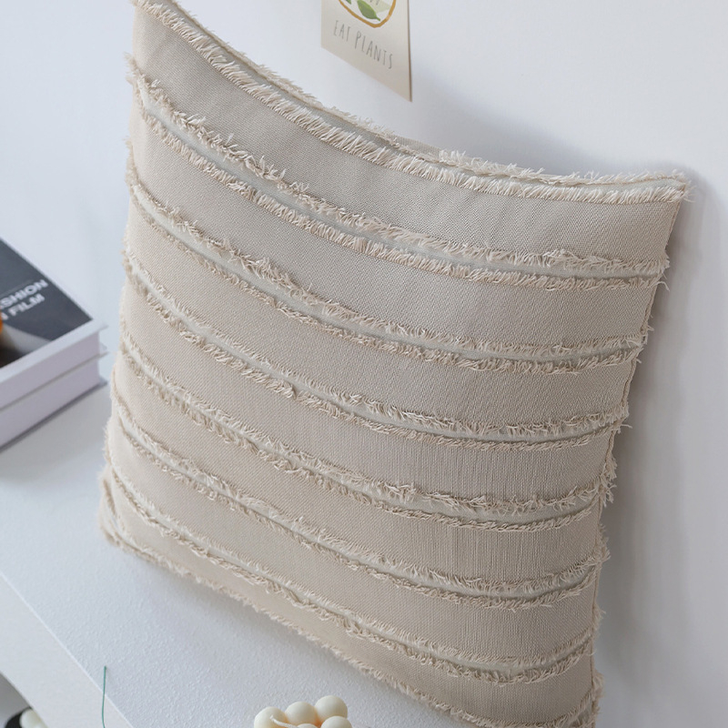 Διακοσμητικό μαξιλάρι, μονόχρωμο μοτίβο, εκτύπωση λογότυπου, σύγχρονο μινιμαλιστικό στυλ, για σαλόνι