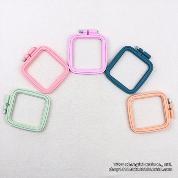 Kryžiaus siuvimo rinkinys su kvadratiniu siuvimo rėmu, 11CT audinys, plastikinis lakštas, figūros raštas