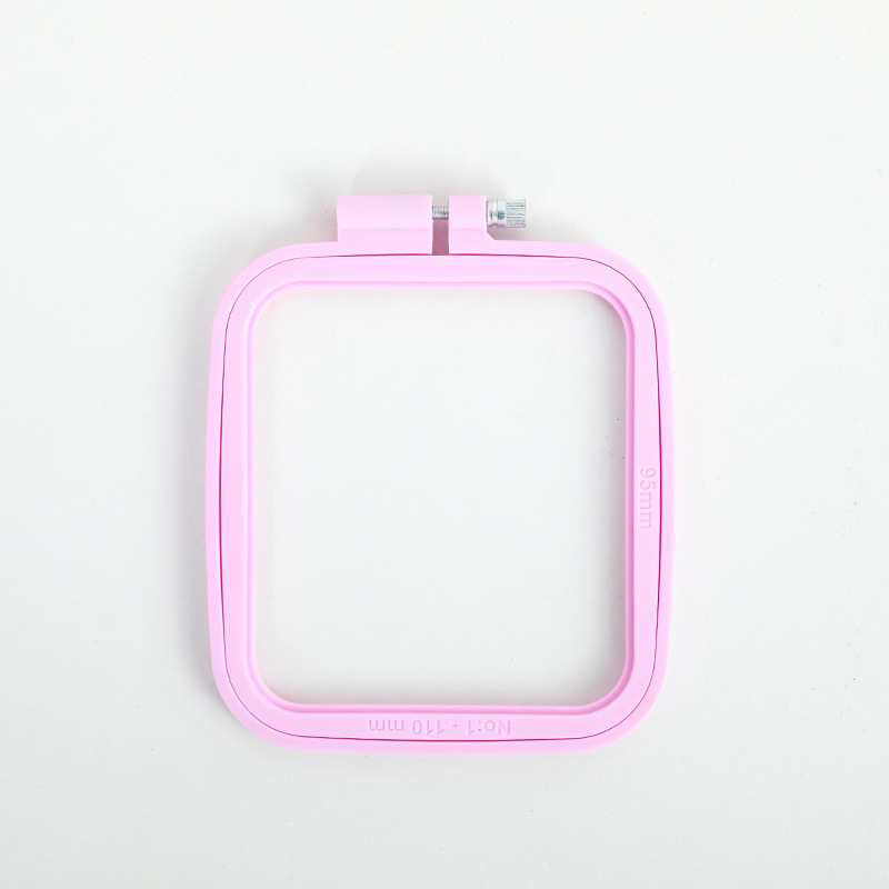 Kryžiaus siuvimo rinkinys su kvadratiniu siuvimo rėmu, 11CT audinys, plastikinis lakštas, figūros raštas