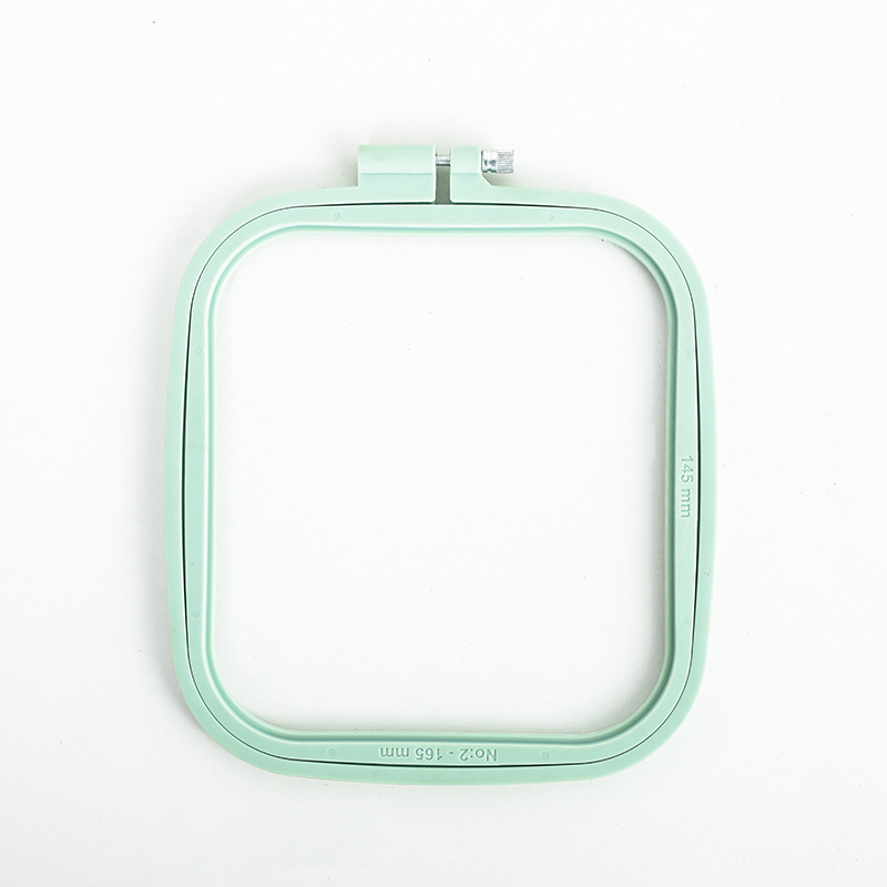 Kryžiaus siuvimo rinkinys su kvadratiniu siuvimo rėmu, 11CT audinys, plastikinis lakštas, figūros raštas