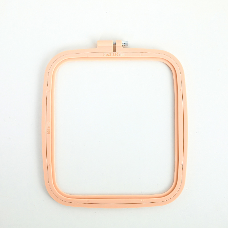 Kryžiaus siuvimo rinkinys su kvadratiniu siuvimo rėmu, 11CT audinys, plastikinis lakštas, figūros raštas