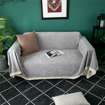 Chenille anyagú teljes fedésű kanapé takaró, csúszásmentes, rugalmas, négyszeres évszakokra tervezett multifunkcionális