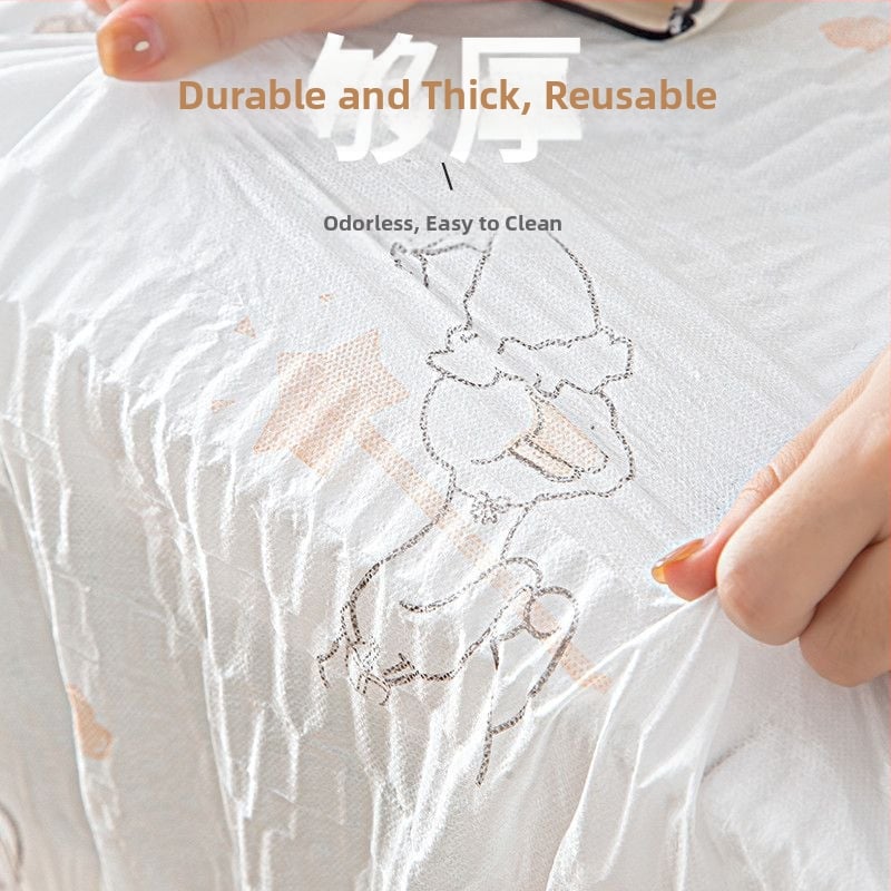 Poggyász porvédő huzat, univerzális, egyszer használatos, nem szövött anyagból, nedvesség- és esőálló védőhuzat utazásokhoz