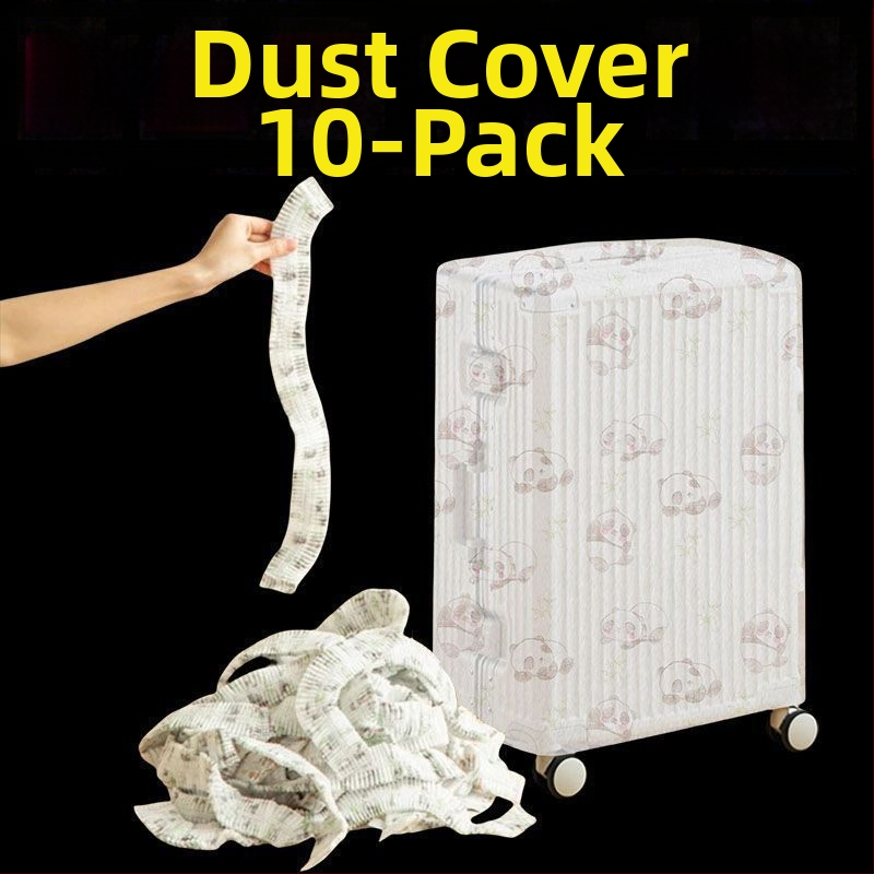 Poggyász porvédő huzat, univerzális, egyszer használatos, nem szövött anyagból, nedvesség- és esőálló védőhuzat utazásokhoz