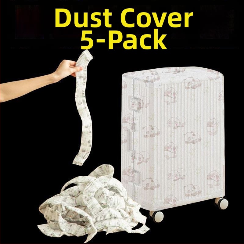 Poggyász porvédő huzat, univerzális, egyszer használatos, nem szövött anyagból, nedvesség- és esőálló védőhuzat utazásokhoz