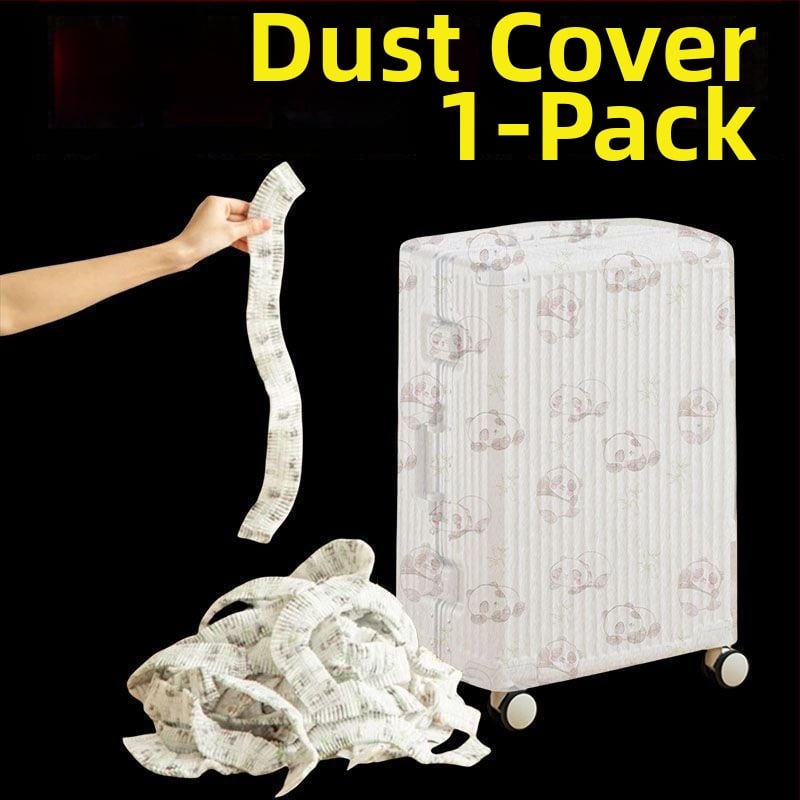 Poggyász porvédő huzat, univerzális, egyszer használatos, nem szövött anyagból, nedvesség- és esőálló védőhuzat utazásokhoz