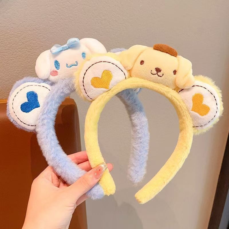 Plüss Kuromi Panda hajpánt, kézzel készített, 2025 tavasz