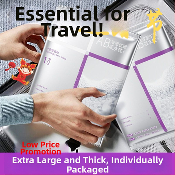 Μίας χρήσης πετσέτα μπάνιου από Dr. eddie, ίνες φυτικής προέλευσης, θερμοπρέσα, απορροφά 0–5 δευτερόλεπτα.