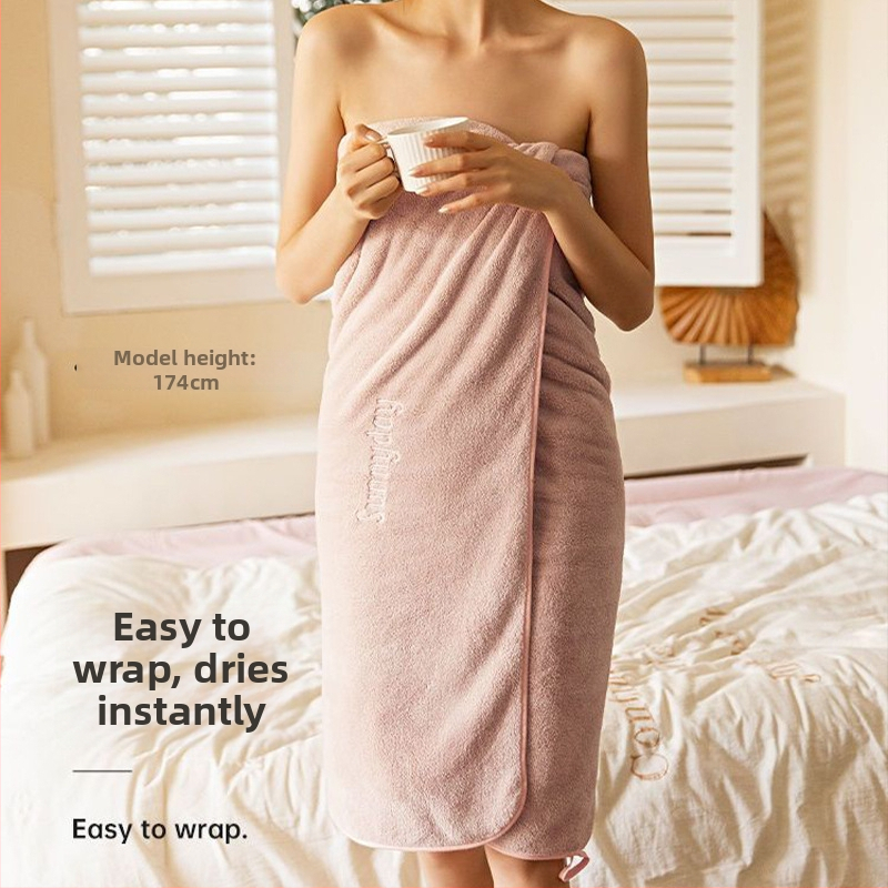 Fürdőlepedő korall-flízből, nedvszívó, tömörített, szöszmentes, 150D fonal