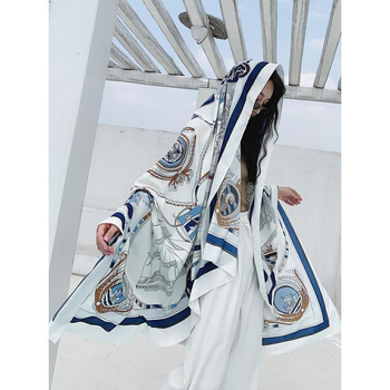 Șal mare, multifuncțional pentru vară, stil plajă, protecție solară. Brand Unique; Material bumbac; Sezon primăvara; Vară 2021