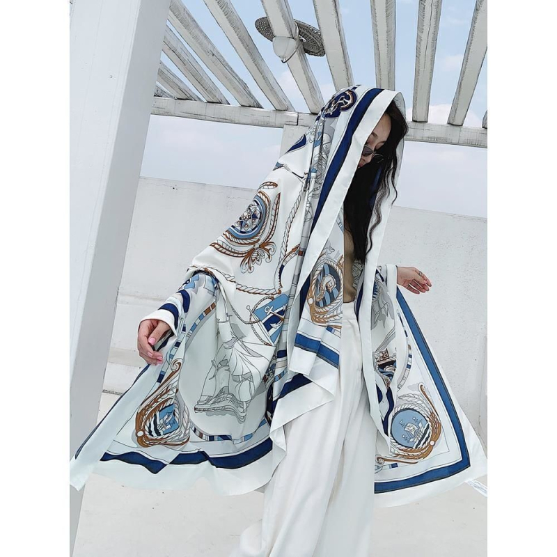 Șal mare, multifuncțional pentru vară, stil plajă, protecție solară. Brand Unique; Material bumbac; Sezon primăvara; Vară 2021