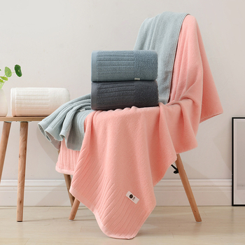 Prosop de baie și plajă — bumbac, jacquard, 300–400 g, 32 fibre, Thousand Bamboo